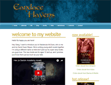 Tablet Screenshot of candacehavens.com